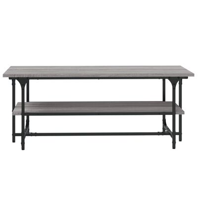 vidaXL Coffee Table Grey Sonoma 100x50x40 cm Engineered Wood