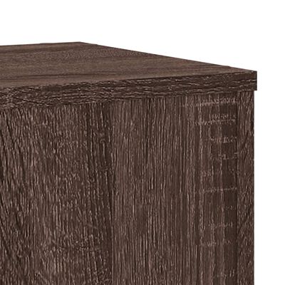 vidaXL Plant Stands 2 pcs Brown Oak 30x30x50 cm Engineered wood