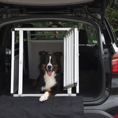 Kerbl Dog Transport Box Barry 92x65x65.5 cm Aluminium