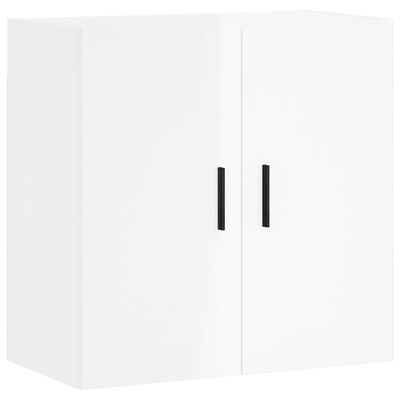 vidaXL Wall Cabinet High Gloss White 60x31x60 cm Engineered Wood