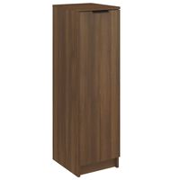 vidaXL Shoe Cabinet Brown Oak 30x35x100 cm Engineered Wood