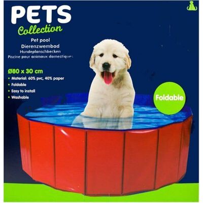 Pets Collection Animal Foldable Bath Pool 80x30 cm