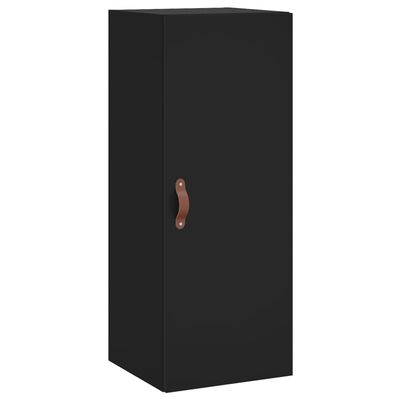 vidaXL Highboard Black 34.5x34x180 cm Engineered Wood