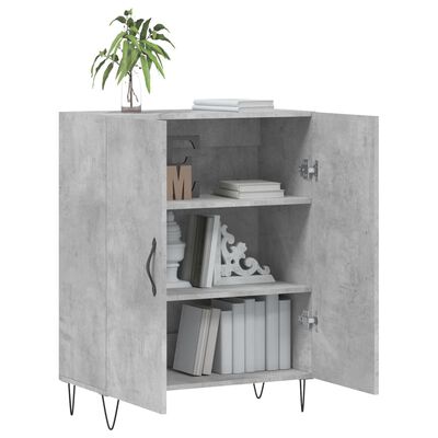 vidaXL Sideboard Concrete Grey 69.5x34x90 cm Engineered Wood