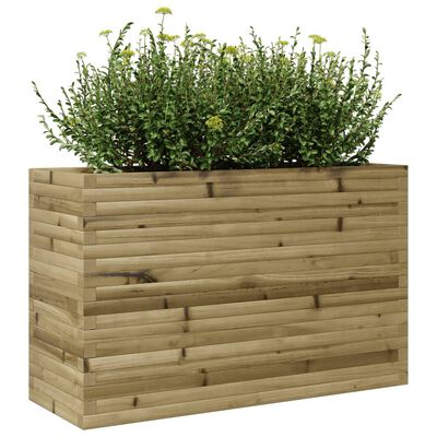 vidaXL Garden Planter 110x40x68.5 cm Impregnated Wood Pine