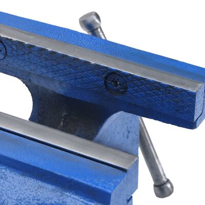 vidaXL Bench Vise Blue 150 mm Cast Iron