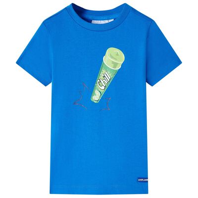 Kids' T-shirt Bright Blue 104