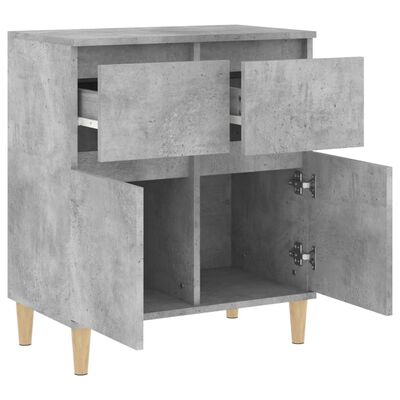 vidaXL Sideboard Concrete Grey 60x35x70 cm Engineered Wood