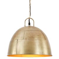 vidaXL Industrial Vintage Hanging Lamp 25 W Brass Round 31 cm E27