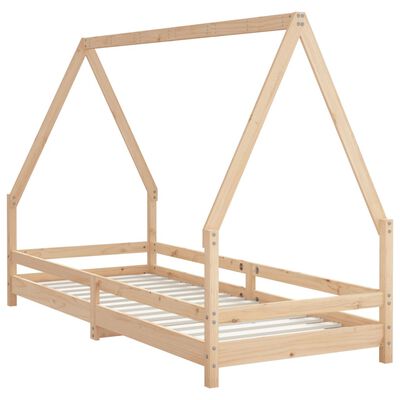 vidaXL Kids Bed Frame 80x200 cm Solid Wood Pine