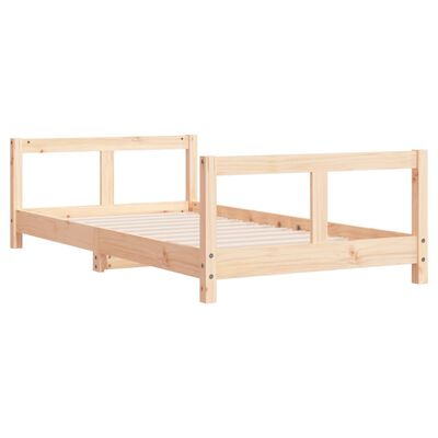 vidaXL Kids Bed Frame 80x160 cm Solid Wood Pine