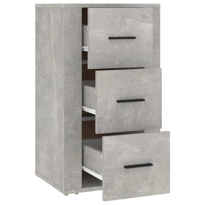 vidaXL Sideboard Concrete Grey 40x33x70 cm Engineered Wood