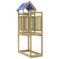 vidaXL Play Tower 110.5x52.5x215 cm Impregnated Wood Pine