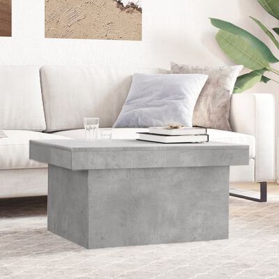 vidaXL Coffee Table Concrete Grey 80x55x40 cm Engineered Wood