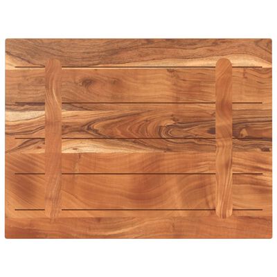 vidaXL Table Top 70x60x3.8 cm Rectangular Solid Wood Acacia