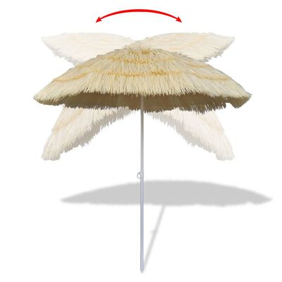 vidaXL Tilt Beach Parasol Hawaii Style