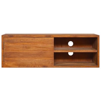 vidaXL Wall-mounted TV Cabinet 180x30x30 cm Solid Teak Wood