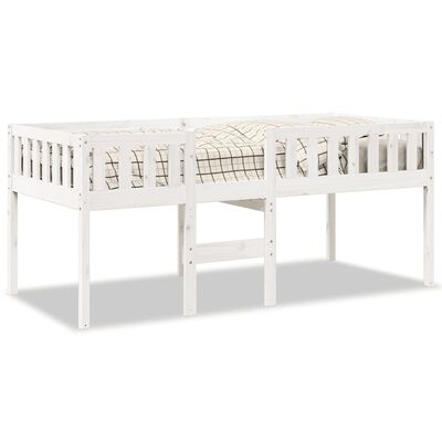 vidaXL Children's Bed without Mattress White 75x190 cm Solid Wood Pine