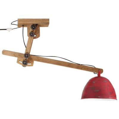 vidaXL Ceiling Lamp 25 W Distressed Red 105x30x65-108cm E27