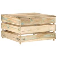 vidaXL Garden Pallet Table Impregnated Pinewood