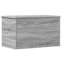 vidaXL Storage Box Grey Sonoma 60x35x35 cm Engineered Wood