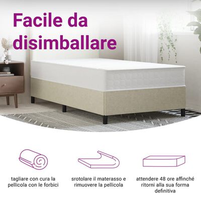 vidaXL Pocket Spring Mattress Medium Firm 100x200 cm