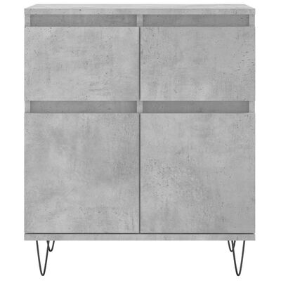 vidaXL Sideboard Concrete Grey 60x35x70 cm Engineered Wood