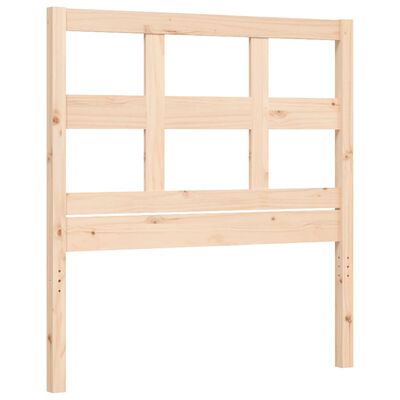 vidaXL Bed Frame without Mattress 90x200 cm Solid Wood