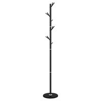 vidaXL Coat Stand Black 175 cm Powder-coated Iron