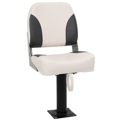 vidaXL Boat Seat with Pedestal 360° Rotatable