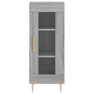 vidaXL Highboard Grey Sonoma 34.5x34x180 cm Engineered Wood