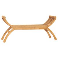 vidaXL Garden Bench 160 cm Solid Teak Wood