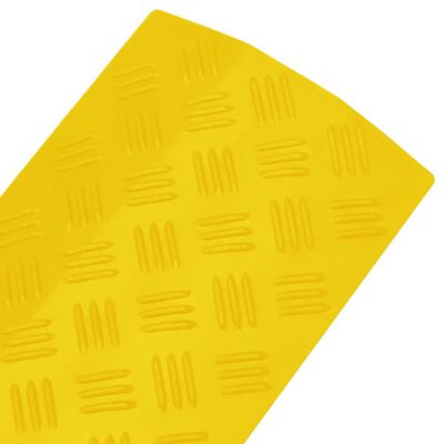 vidaXL Cable Protector Ramps 2 pcs 98.5 cm Yellow