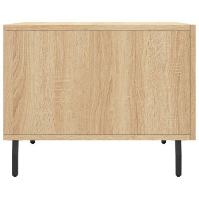 vidaXL Coffee Table Sonoma Oak 50x50x40 cm Engineered Wood