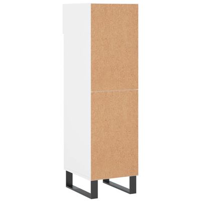 vidaXL Shoe Cabinet White 30x35x105 cm Engineered Wood