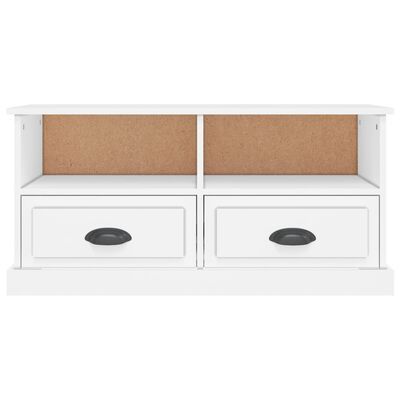 vidaXL TV Cabinet White 93x35.5x45 cm Engineered Wood