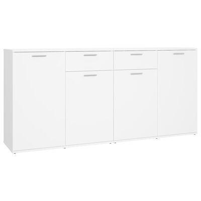 vidaXL Sideboard White 160x36x75 cm Engineered Wood