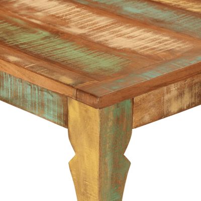 vidaXL Dining Table 110x52x76 cm Solid Wood Reclaimed