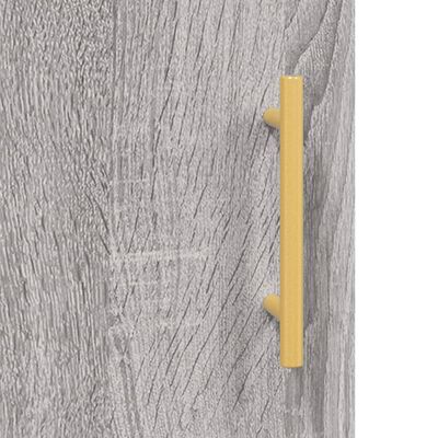 vidaXL Highboard Grey Sonoma 69.5x31x115 cm Engineered Wood