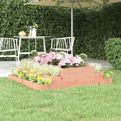 vidaXL Planter 110x110x27 cm Solid Wood Douglas