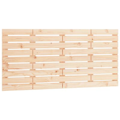 vidaXL Wall Headboard 156x3x63 cm Solid Wood Pine