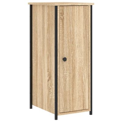 vidaXL Bedside Cabinets 2 pcs Sonoma Oak 32x42x80 cm Engineered Wood