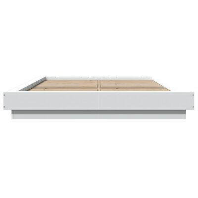 vidaXL Bed Frame White 120x200 cm Engineered Wood