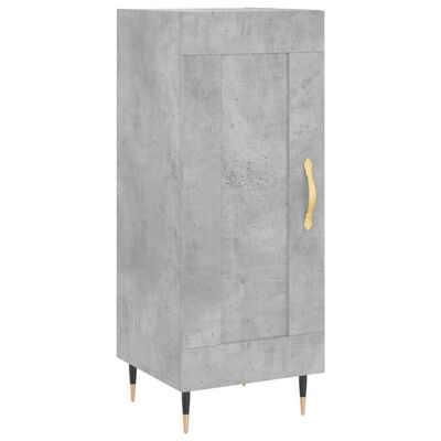 vidaXL Sideboard Concrete Grey 34.5x34x90 cm Engineered Wood