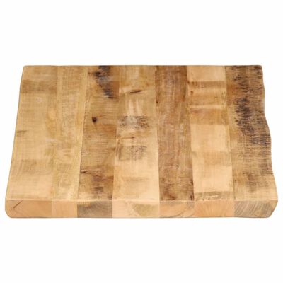 vidaXL Table Top Live Edge 100x60x3.8 cm Solid Wood Rough Mango