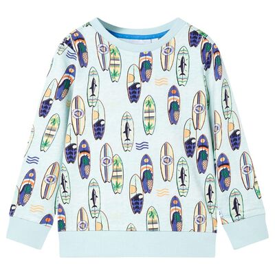 Kids' Sweatshirt Soft Blue Melange 116