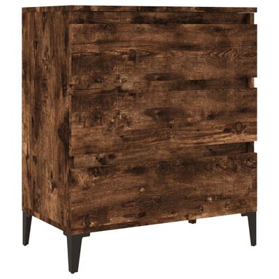 vidaXL Sideboard Smoked Oak 60x35x70 cm Engineered Wood