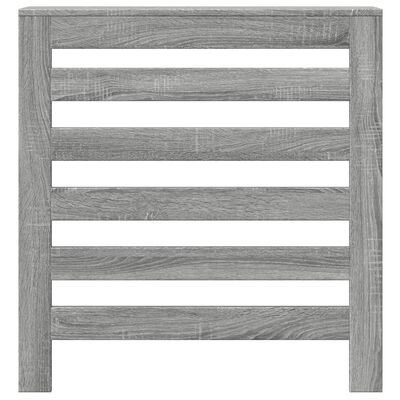 vidaXL Radiator Cover Grey Sonoma 78x20x82 cm Engineered Wood