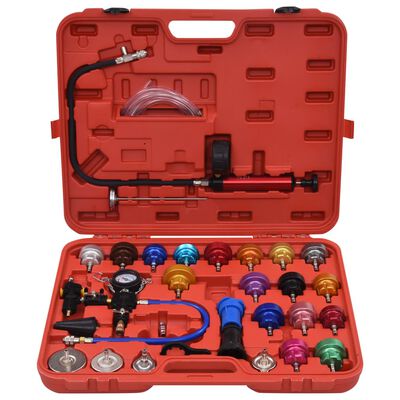 vidaXL 28 Piece Cooling System & Radiator Cap Pressure Tester