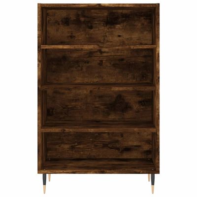 vidaXL Highboard Smoked Oak 57x35x90 cm Engineered Wood